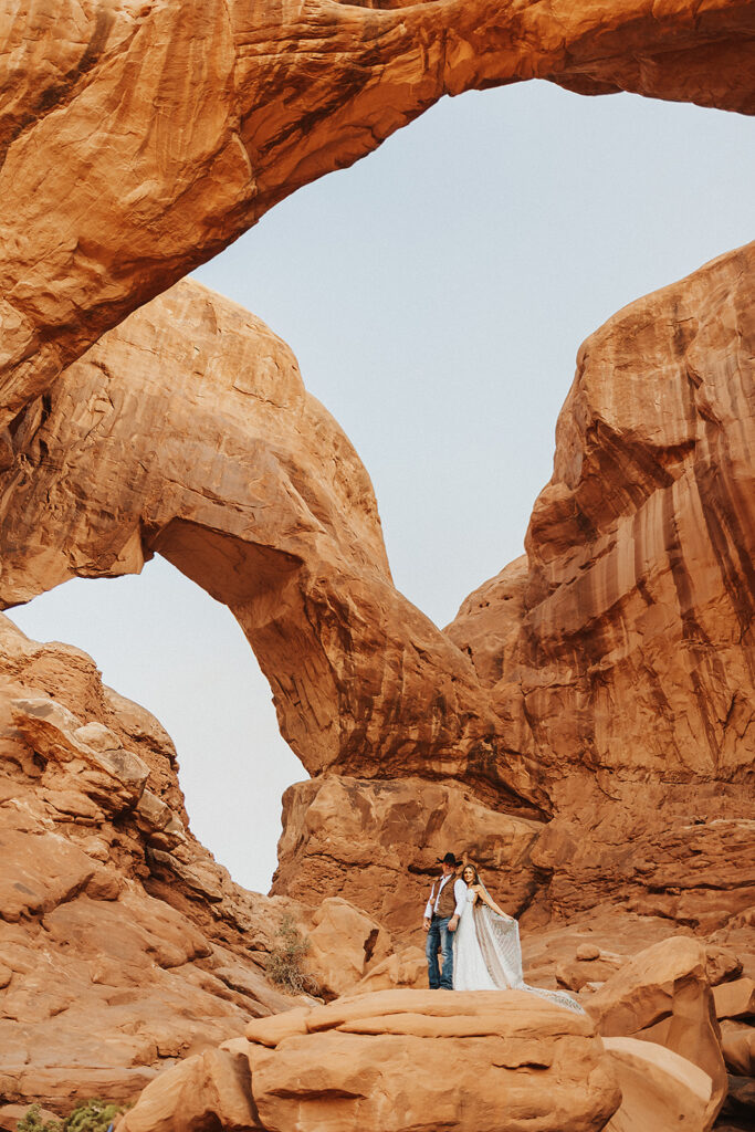 Couple Eloping in Arches National Park